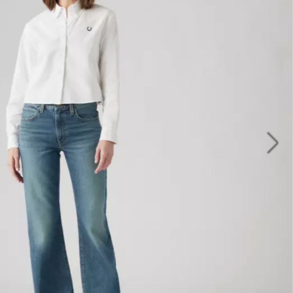 Levi's baggy boot cut jeans size 24×29